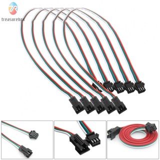 【TRSBX】Extension Cable Wire 1Meter 3 Pin 3.3ft 5Pcs 5~24V Assembly For LED Strips