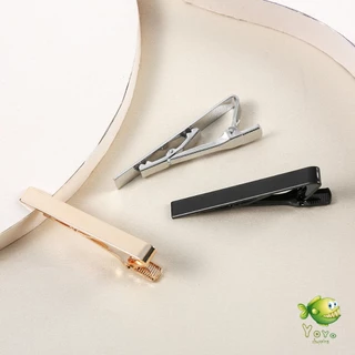 YOYO คลิปหนีบเนคไท แบบโลหะ Tie Clips