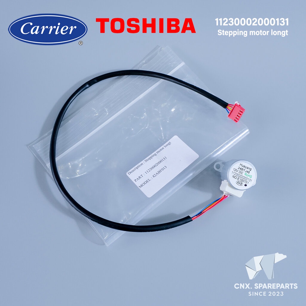 11230002000131 มอเตอร์สวิงแอร์ Carrier มอเตอร์สวิงแอร์ แคเรียร์ (ซ้าย-ขวา) รุ่น 42ABF013 อะไหล่แอร์ 
