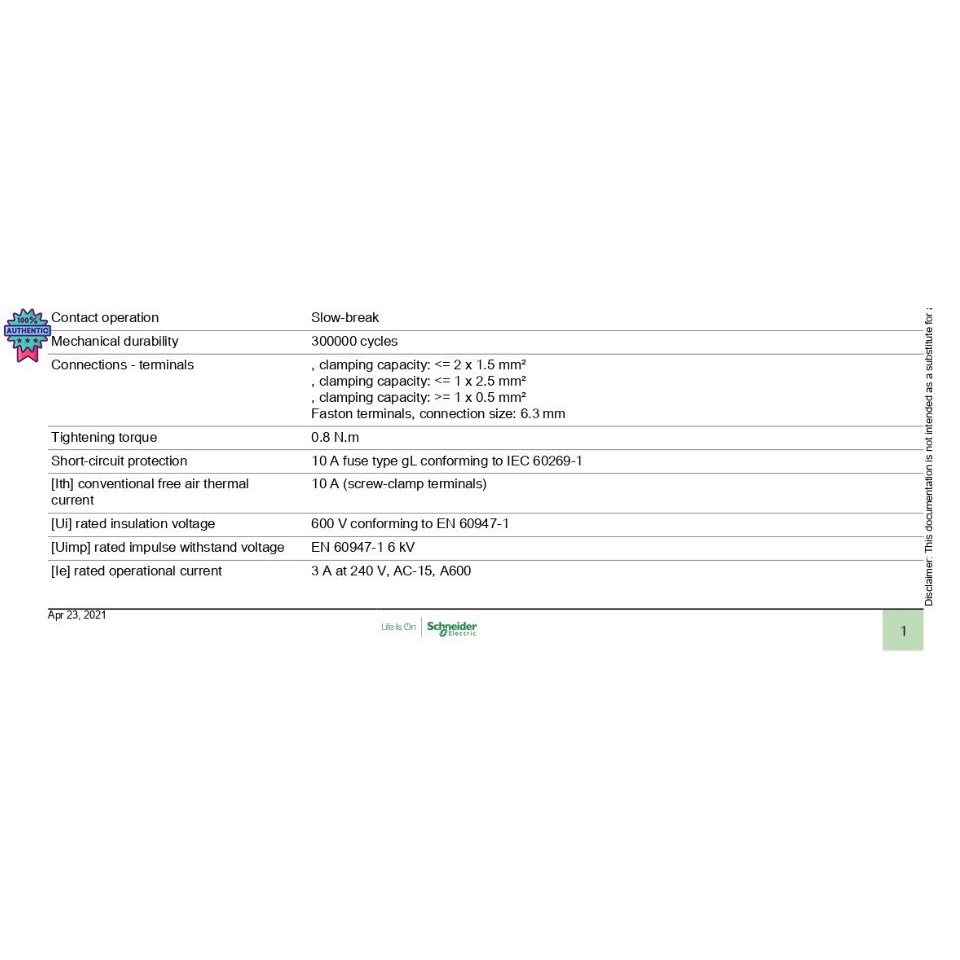 XA2ED33 - Schneider Electric - Selector switch, ขนาด 22 mm,3 ตำแหน่ง, แค้าง, สีดำ, 2NO  สั่งซื้อได้ร