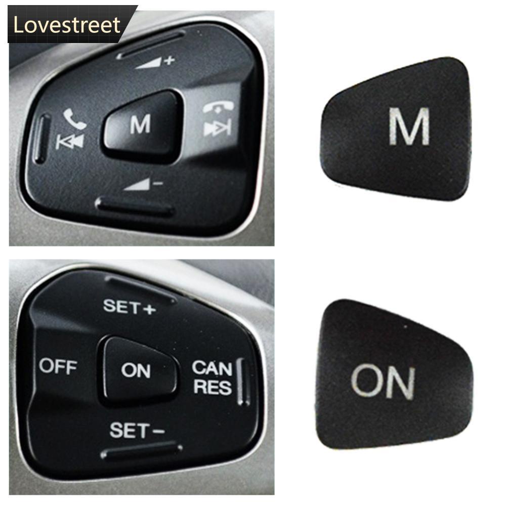 【L.O.V.E】ปุ่มสวิตช์ควบคุมระดับเสียง ติดพวงมาลัยรถยนต์ สําหรับ Ford Escort Fiesta MK7 MK8 ST Ecosport 2013-2018 C2W1