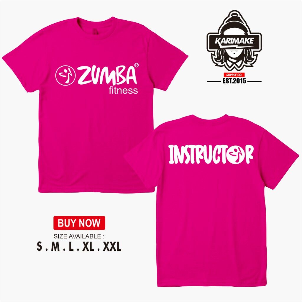 Zumba เสื้อยืด เสื้อกีฬา ฟิตเนส - Karimake