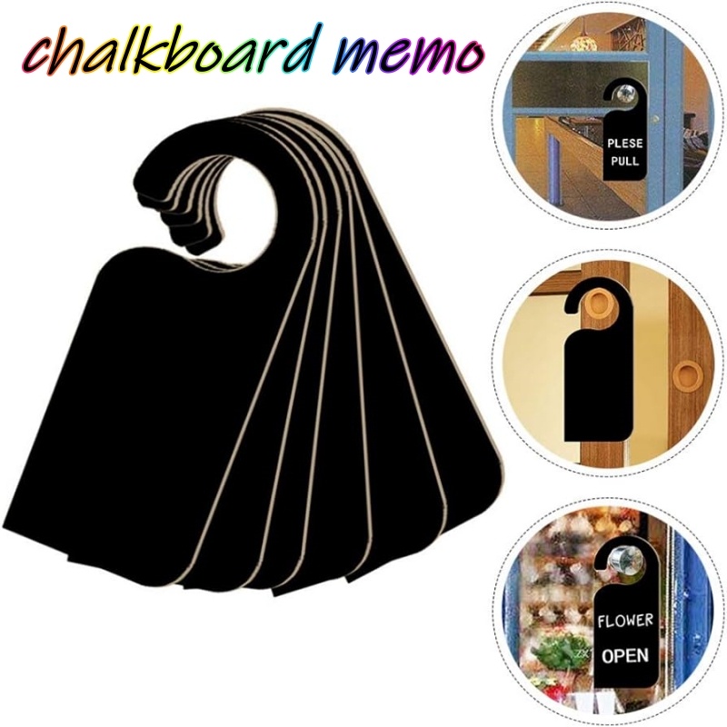 ป้าย แขวนประตู กระดานดํา ชอล์กบอร์ด Chalkboard Memo เปลี่ยนข้อความได้