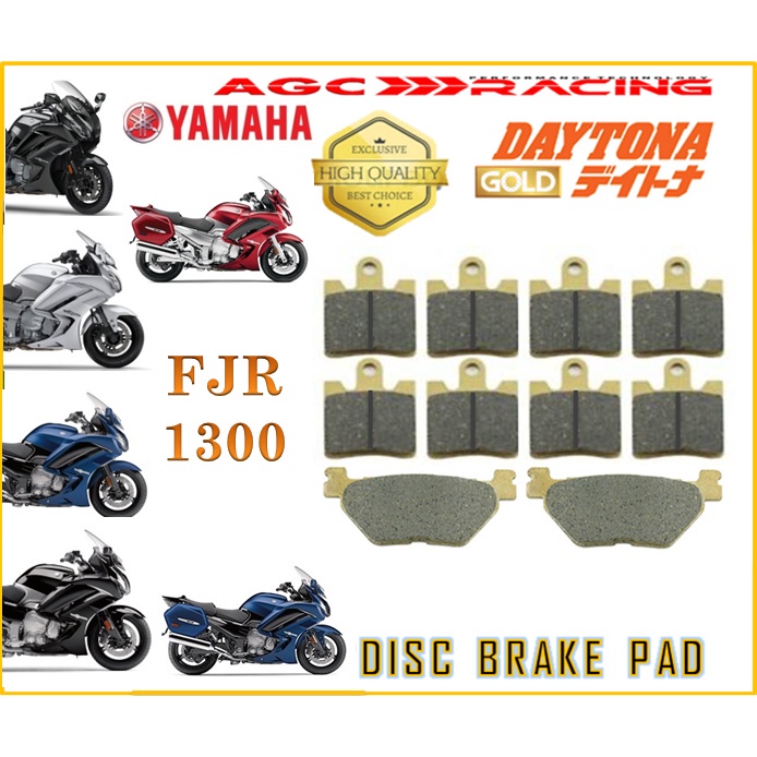 ผ้าเบรคดิสก์ YAMAHA FJR 1300 14-19 FJR 1300 AE 06-09 FJR 1300 14-16 FJR 1300 AS 14-16 คุณภาพทอง