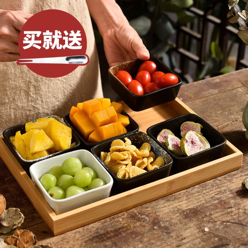 [JPN] จานเซรามิค สําหรับใส่ผลไม้