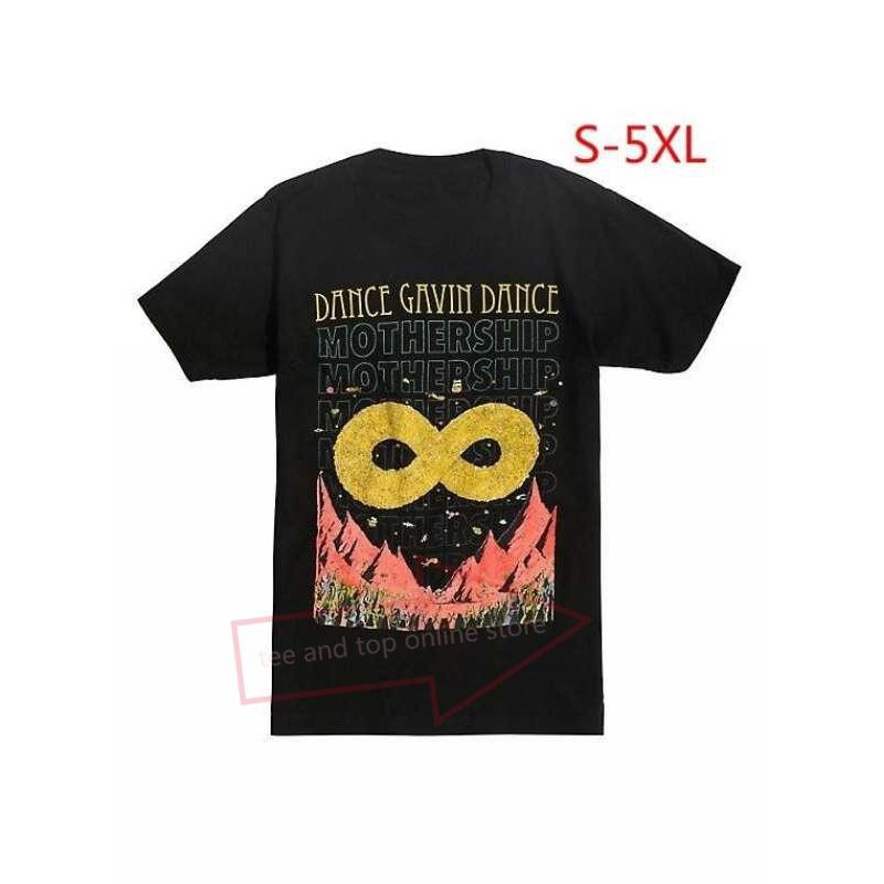 อ่อนนุ่ม 6 เสื้อยืดพิมพ์ลายแฟชั่น เสื้อยืด พิมพ์ลาย Dance Gavin Dance Mothership สําหรับผู้ชาย