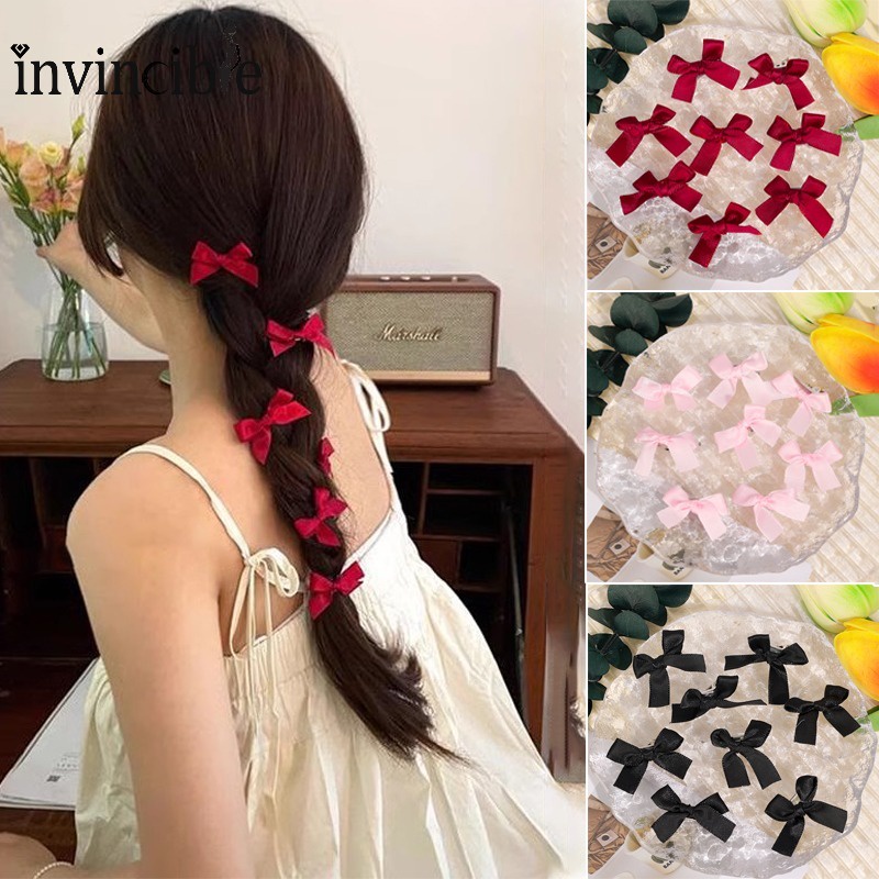 กิ๊บติดผม ริบบิ้นโบว์ยาว สไตล์เกาหลี โลลิต้า ลูกไม้ สีขาว สีชมพู เครื่องประดับผม สําหรับผู้หญิง Y2K