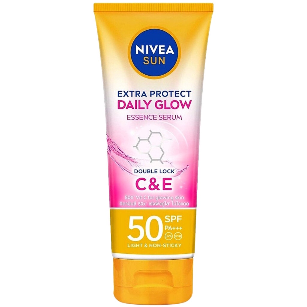 LeeMart ครีมกันแดด นีเวียร์ ซัน NIVEA Sun 50SPF+++ 180G นีเวีย NEVEA เดลี่ไวท์ ขนาด 180 กรัม