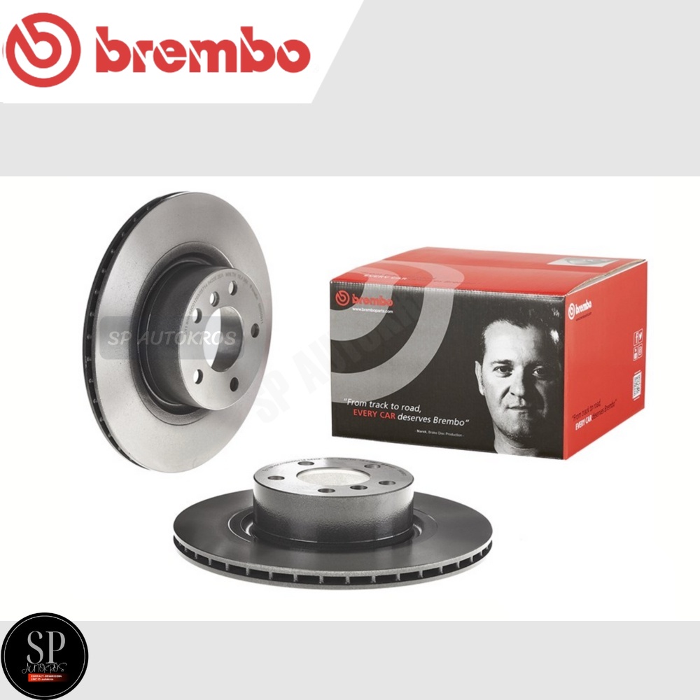 BREMBO จานเบรคหลัง BMW X3 F25, X4 F26 (HC) 10-> / 09 B569 11 / ราคา 1ใบ