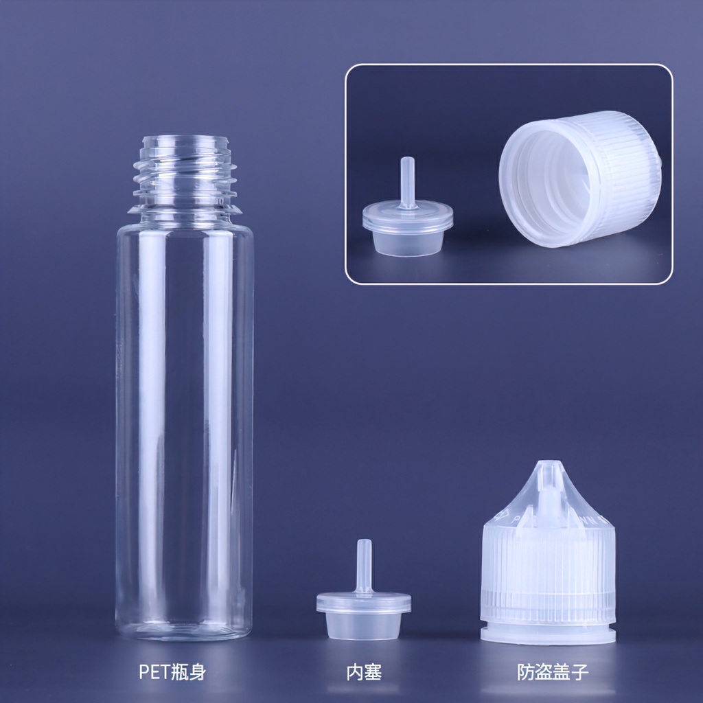 ชุดขวดหมึกสักพลาสติก 10 ขวด - ขวดพลาสติก 10ml-15ml-30ml - VA888