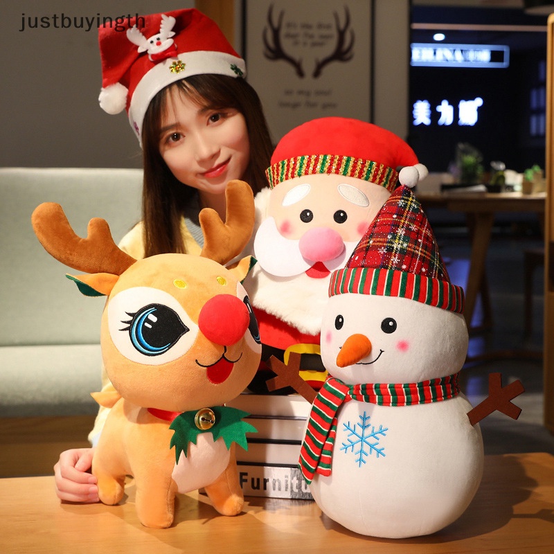 [JBTH] ตุ๊กตาซานตาคลอส กวางเอลก์ สโนว์แมน น่ารัก ของขวัญคริสต์มาส สําหรับเด็ก [JB]