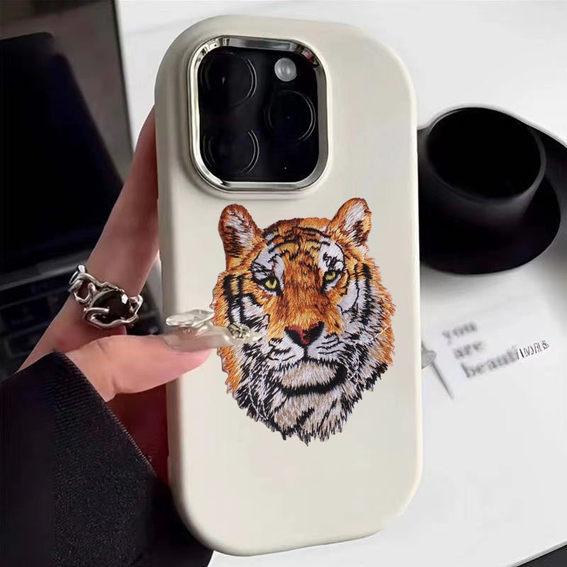 เคสโทรศัพท์มือถือ ซิลิโคนนิ่ม ลายเสือ T Tiger สําหรับ Iphone 15promax 14pro 13 12 xs J43G