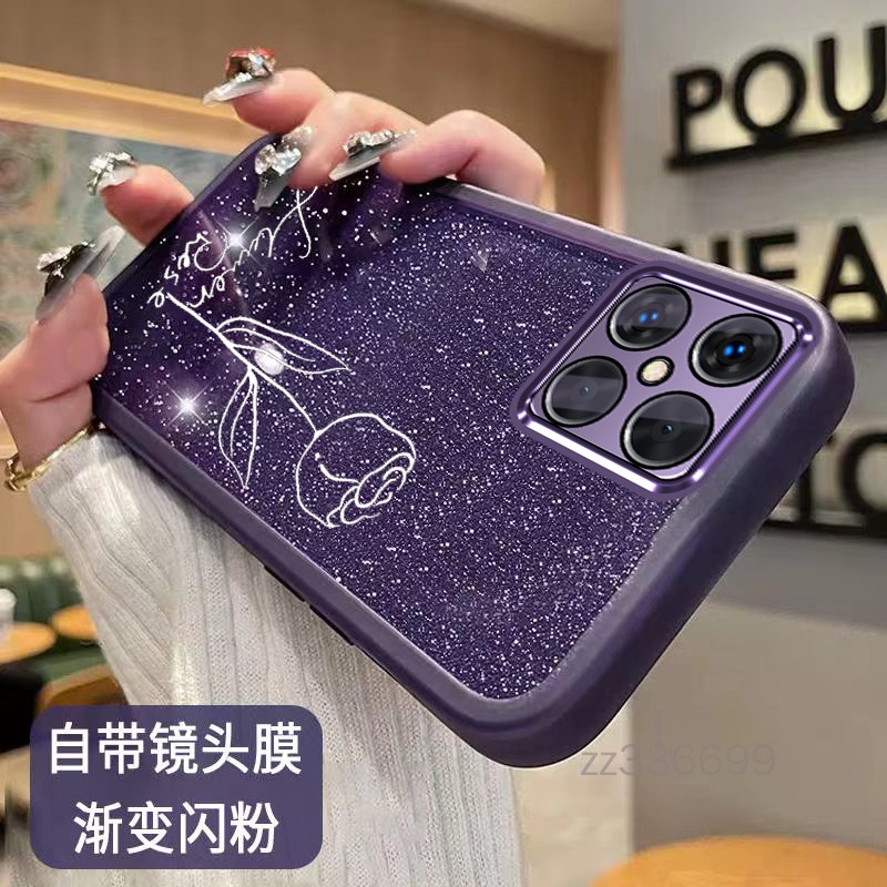 เคสโทรศัพท์มือถือแบบนิ่ม TPU กันรอยกล้อง ลายดอกกุหลาบ ไล่โทนสี สําหรับ Honor X6 Honor X6S Honor X8 5