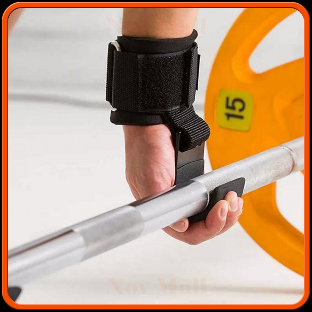 ตะขอยกน้ําหนัก Gym Fitness Training Straps 2 ชิ้น -SP027