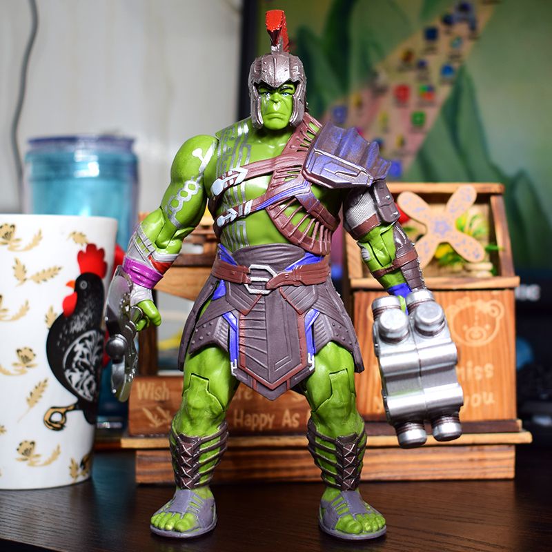 Thor 3 Ragnarok Gladiator Hand-Made Doll Model Decoration Avengers Green Giant Haoke Toy