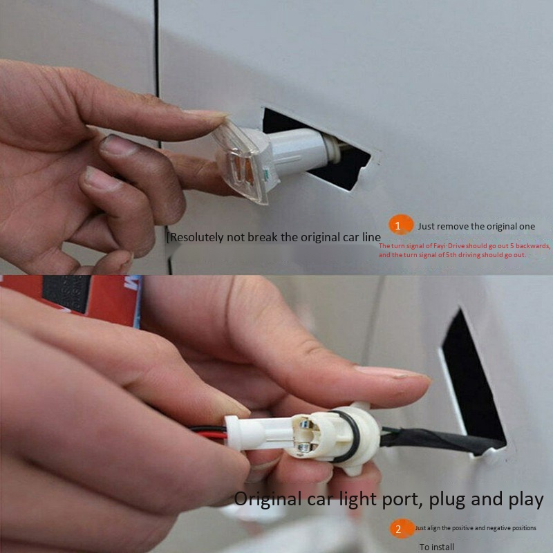 △Yycz△ไฟเลี้ยวรถยนต์ LED สีเหลือง สําหรับ Chevrolet Cruze 2009-2012 2013 2014 2015 - รูปที่ 4