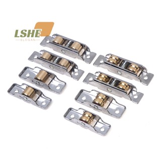 [LSHE] ใหม่ ล้อเลื่อน ลูกกลิ้ง สเตนเลสสตีล ไร้เสียง ประตูบาน…