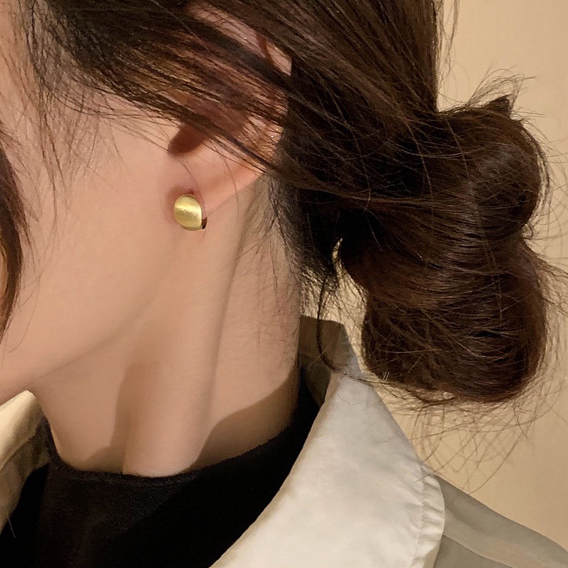 ต่างหูห่วง ย้อนยุค สําหรับผู้หญิง Hikaw เงิน ห่วงต่างหูน่ารัก เจาะ ต่างหู ชุดเครื่องประดับ ไฮโปอัลเลอร์จีนิก - รูปที่ 2