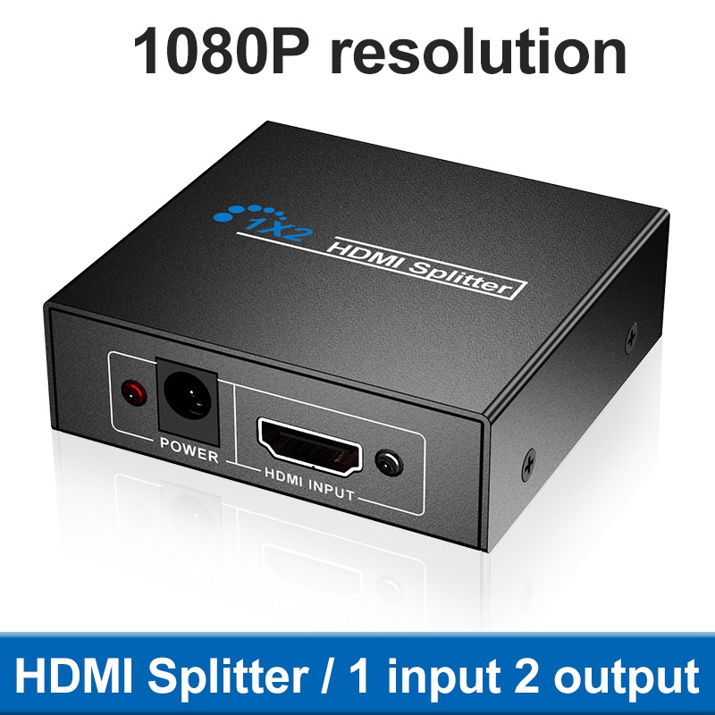 Benem HD HDMI Splitter หนึ่งในสอง HDMI Switch Amplifier 2 เอาต์พุต 1X2 หญิง Splitter จําหน่ายสัญญาณ Router Video Audio adapter