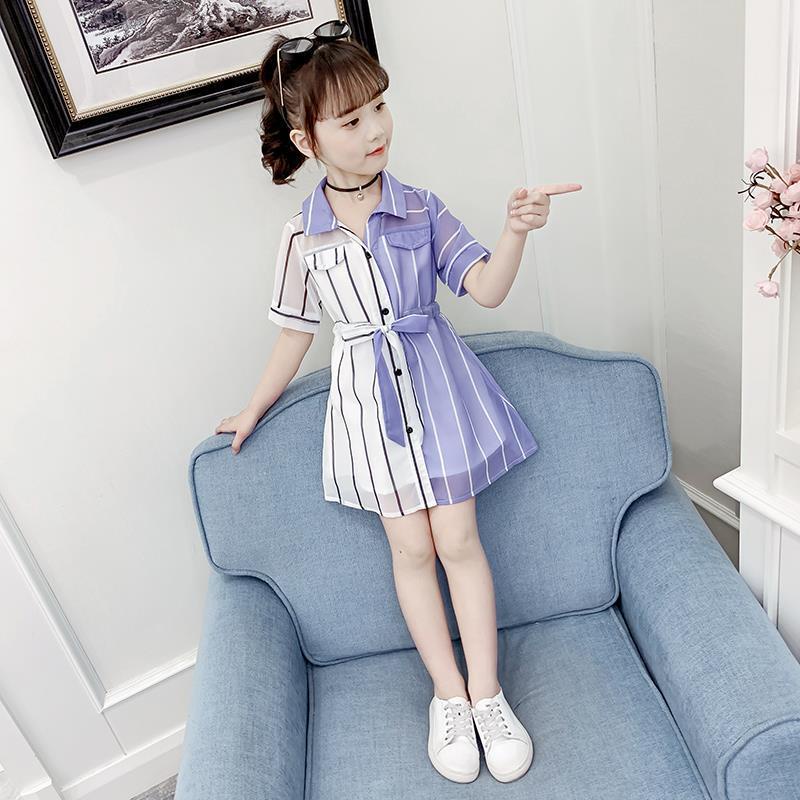 onekid  เดรสเด็กหญิง ชุดเดรสเจ้าหญิงสไตล์เด็กใหม่ ชุดเดรสเชิ้ตแฟชั่นสำหรับเด็กโตและสาวน้อย ราคา ถูกที่สุด ดีลบีเคเค แกลเลอรีภาพที่ 4