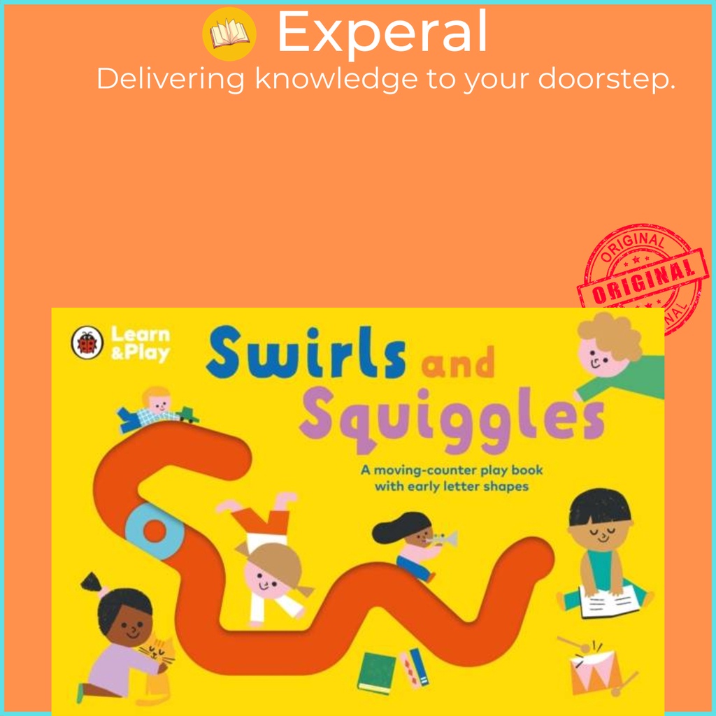 Swirls and Squiggles - หนังสือเล่นเคาน์เตอร์รูปทรงตัวอักษรต้น โดย Ekatrina Truknee (ฉบับสหราชอาณาจัก