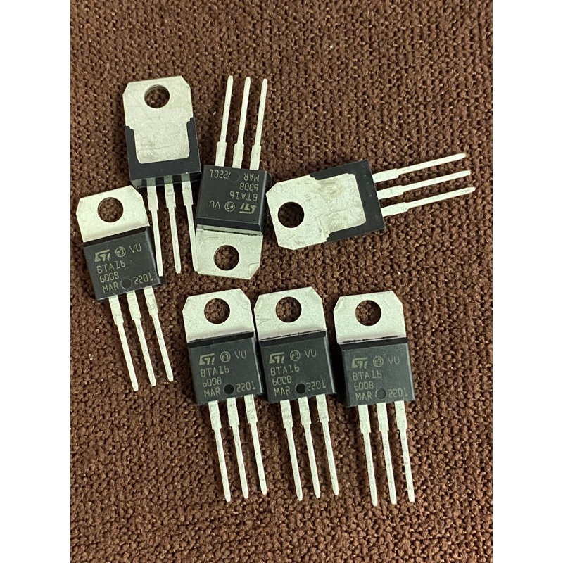 Triac BTA16-600Triac16A600V แท้ใหม่มีของพร้อมส่งในไทย