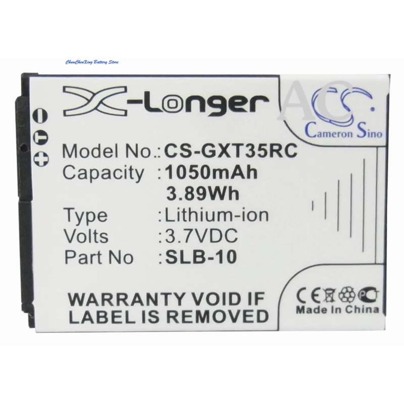 AC Cameron Sino 1050mAh Battery SLB-10 for Trust GXT 35 Wireless Laser Gaming M, Trust GXT 35