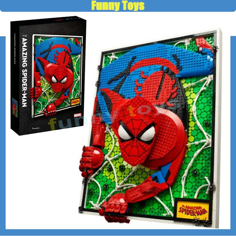 31209 The Amazing Spider-Man Building Block Super Hero Spider-Man Series ของเล่นของขวัญเด็กชายผู้ใหญ