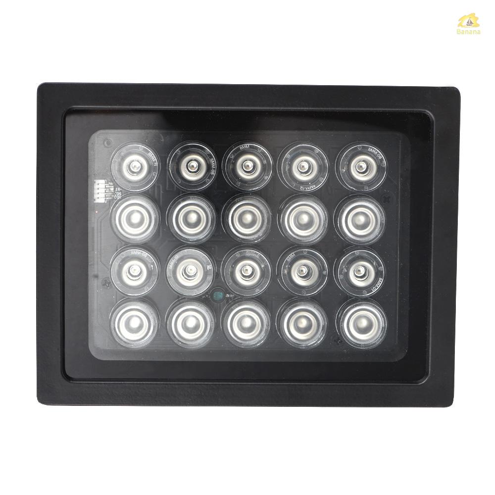 กล้องวงจรปิดรักษาความปลอดภัย อินฟราเรด IR LEDS IR มองเห็นกลางคืน มุมกว้าง กันน้ํา สําหรับกล้องวงจรปิด กลางแจ้ง 20 ชิ้น