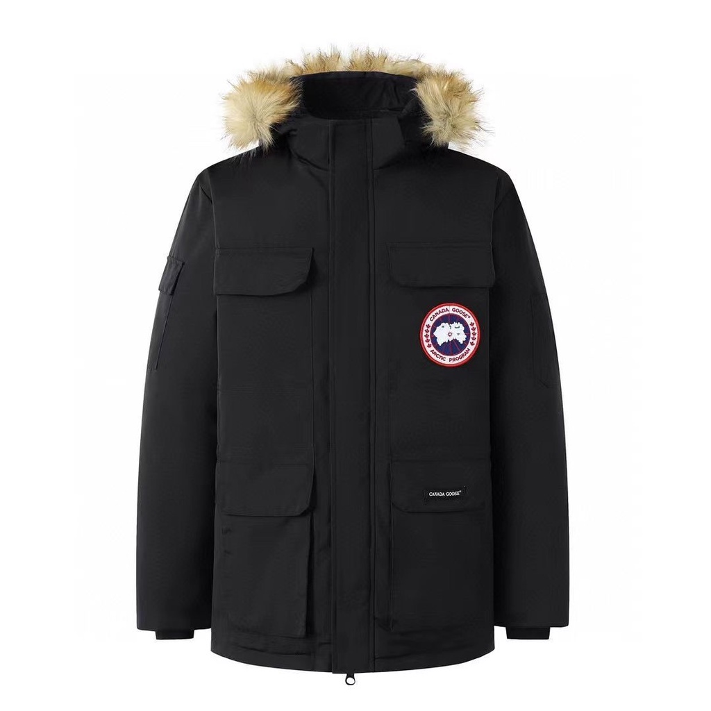 Zrgg Canada Goose2023 เสื้อโค้ทแจ็กเก็ต แบบหนา ให้ความอบอุ่น แฟชั่นฤดูหนาว สําหรับผู้ชาย และผู้หญิง