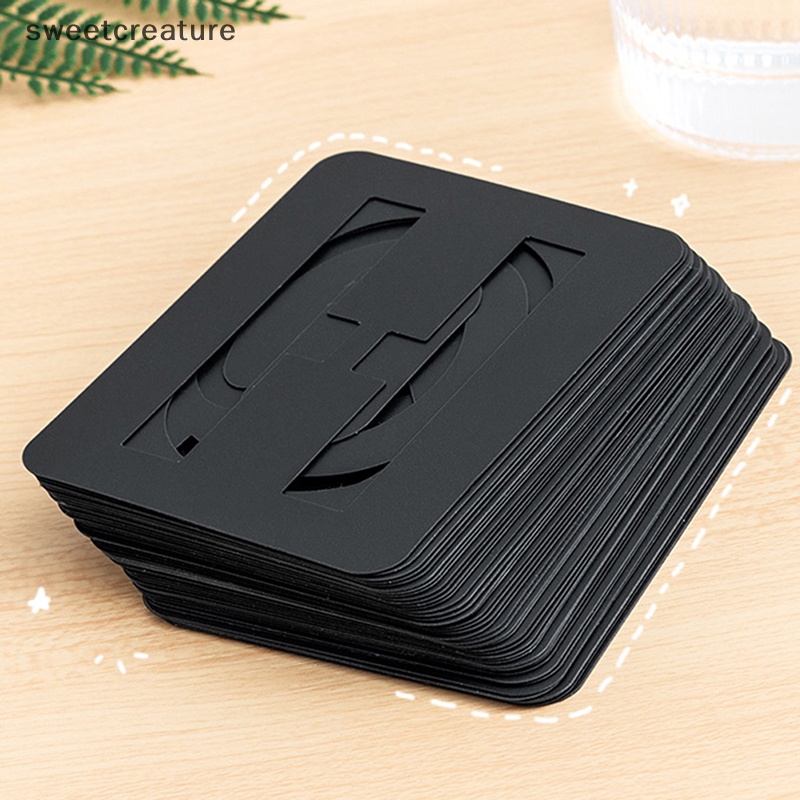 {SWEET} 42PCS Letter Number Symbol Craft Hollow Stencil Stampingลายนูนแม่แบบ {หวาน}