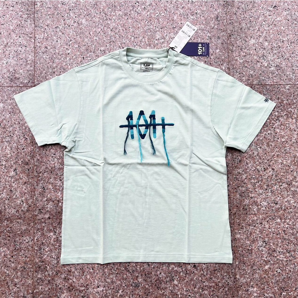 LEE 101+ เสื้อยืดสีเขียวอ่อนผู้หญิง ผ้านุ่มใส่สบาย ของแท้จากSHOP