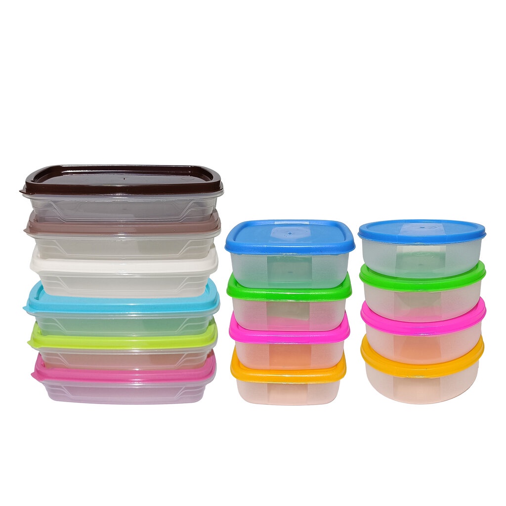 Box Mini Stack Colorful กล่องเก็บของขนาดเล็กมีฝาปิด ซ้อนได้ สีสันสดใส