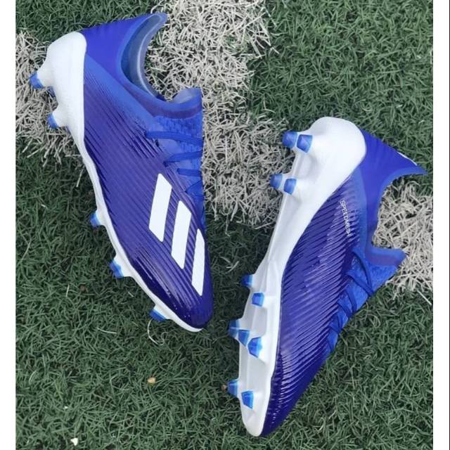 Adidas X 19.1 Solar Blue FG รองเท้าฟุตบอล สันทนาการ