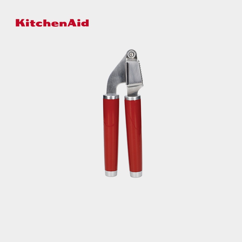 KitchenAid Stainless Steel Garlic Press - Empire Red / Onyx Black / Almond Cream / Charcoal Grey (Soft Grip) ที่บดกระเทียม