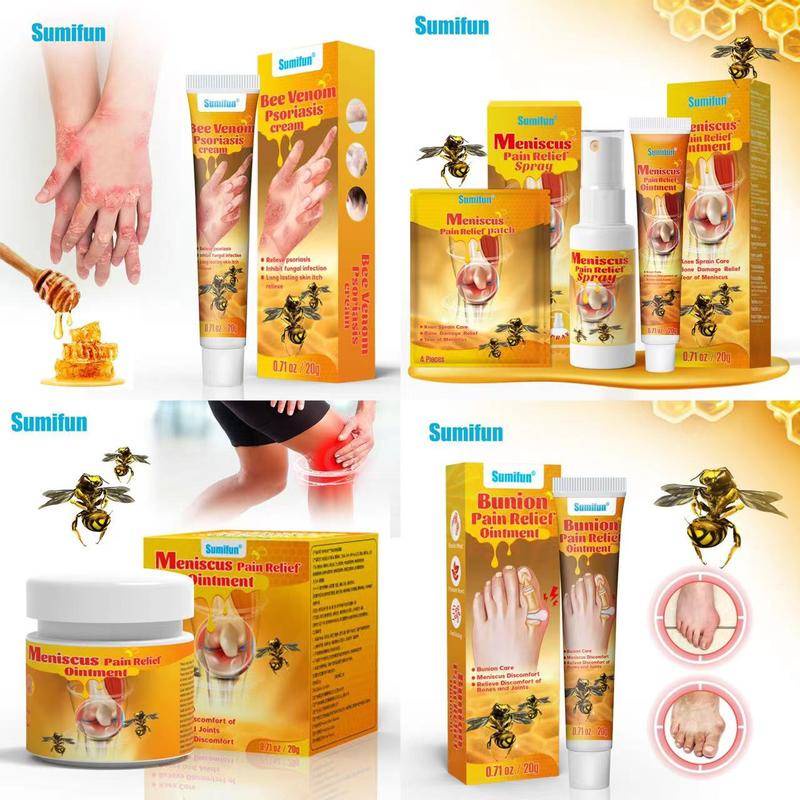 Bee Venom สเปรย์บรรเทาอาการปวดเข่า ข้อต่อข้อต่อ ข้ออักเสบ สมุนไพร เท้า มือ 20 กรัม