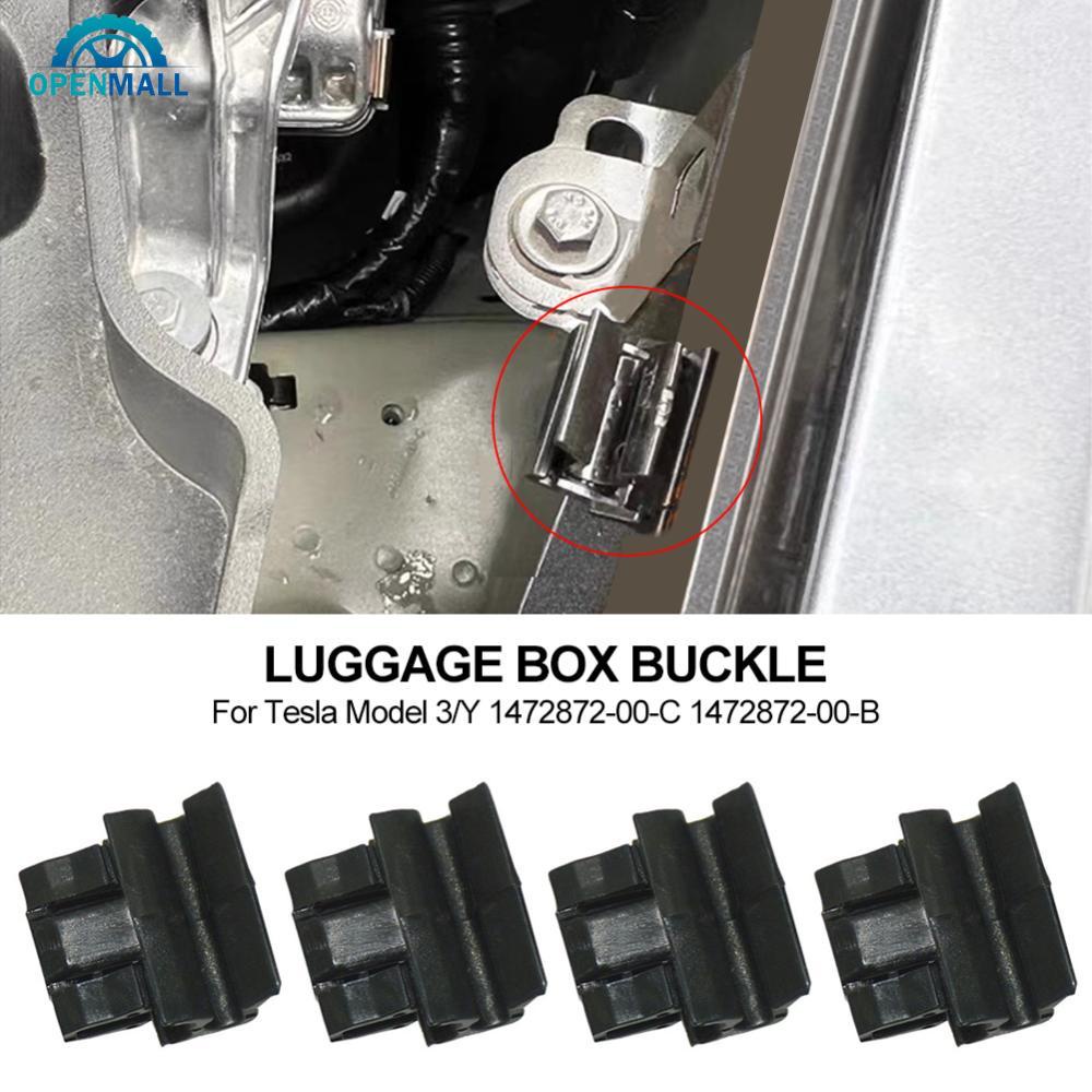 Openmall กล่องเก็บของด้านหน้ารถยนต์ อุปกรณ์เสริม สําหรับ Tesla Model 3 Y 4 ชิ้น 1472872-00-C 1472872-00-B Y1z5