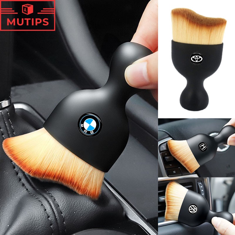 แปรงทําความสะอาดภายในรถยนต์ แดชบอร์ดช่องระบายอากาศเครื่องปรับอากาศ ดีเท ลิ่ง แปรงปัดฝุ่น ei5 i5 Good