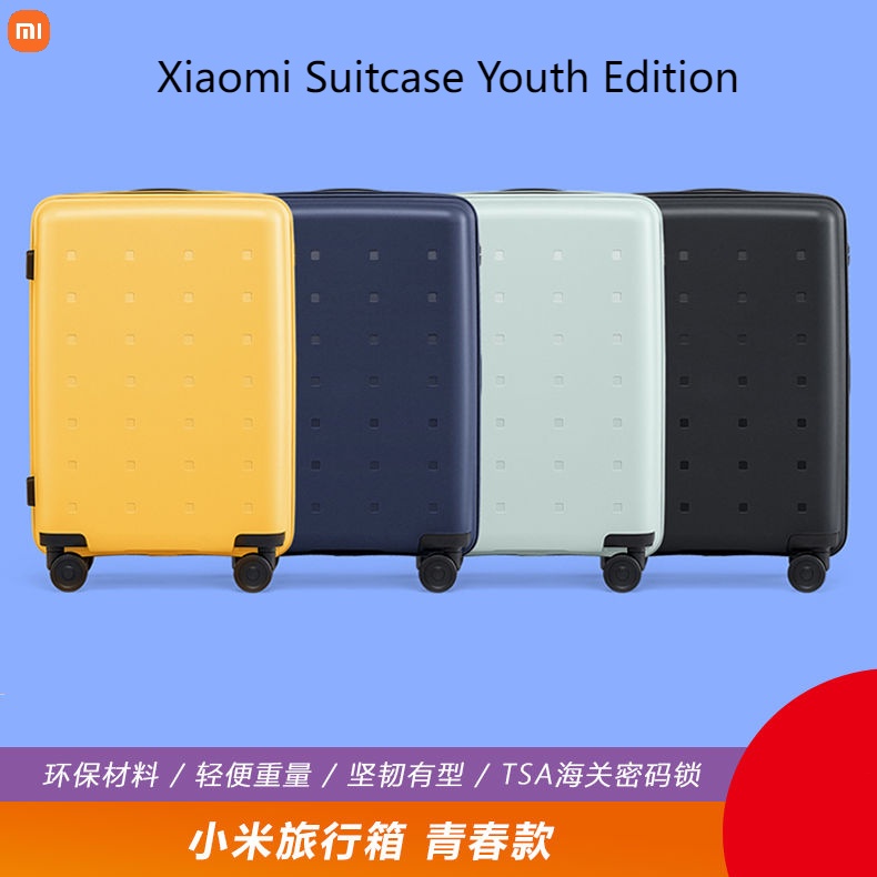 Xiaomi กระเป๋าเดินทางล้อลาก แบบใส่รหัสผ่าน 20 นิ้ว 24 นิ้ว สําหรับนักเรียนชาย และหญิง
