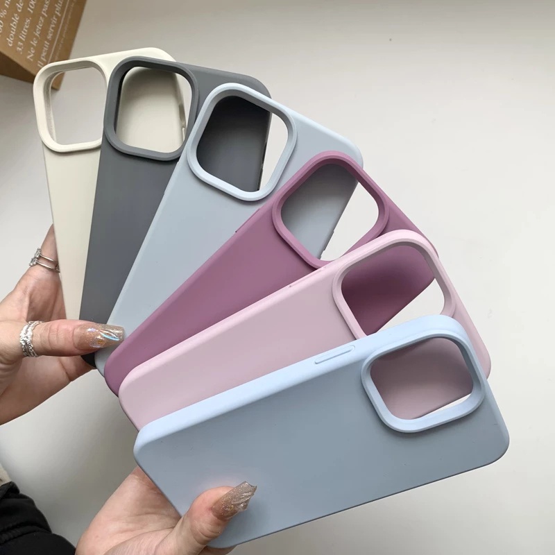 เคสโทรศัพท์มือถือซิลิโคน กันตก ป้องกัน สําหรับ IPhone 15Pro Max 14 13 12 Pro Max 11Pro 7 8 Plus 12 Mini