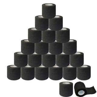 ม้วนเทปผ้าพันแผล ขนาด 5*450 ซม. แบบใช้แล้วทิ้ง สีดํา สําหรับ…