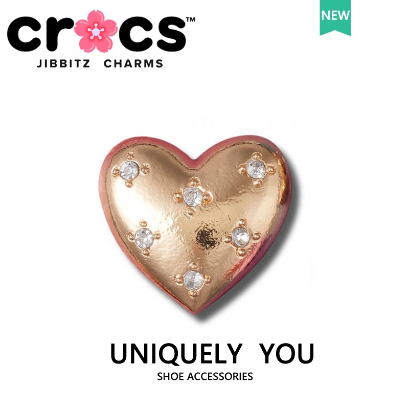 JIBBITZ Crocs charms ตัวติดรองเท้า เป็ด3Dเพชร ตัวติดรองเท้า Crocs