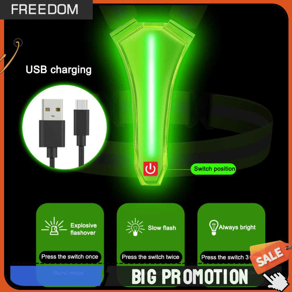 เสื้อกั๊กไฟเตือน LED สะท้อนแสง แบบยืดหยุ่น เพื่อความปลอดภัย สําหรับขี่จักรยานกลางคืน