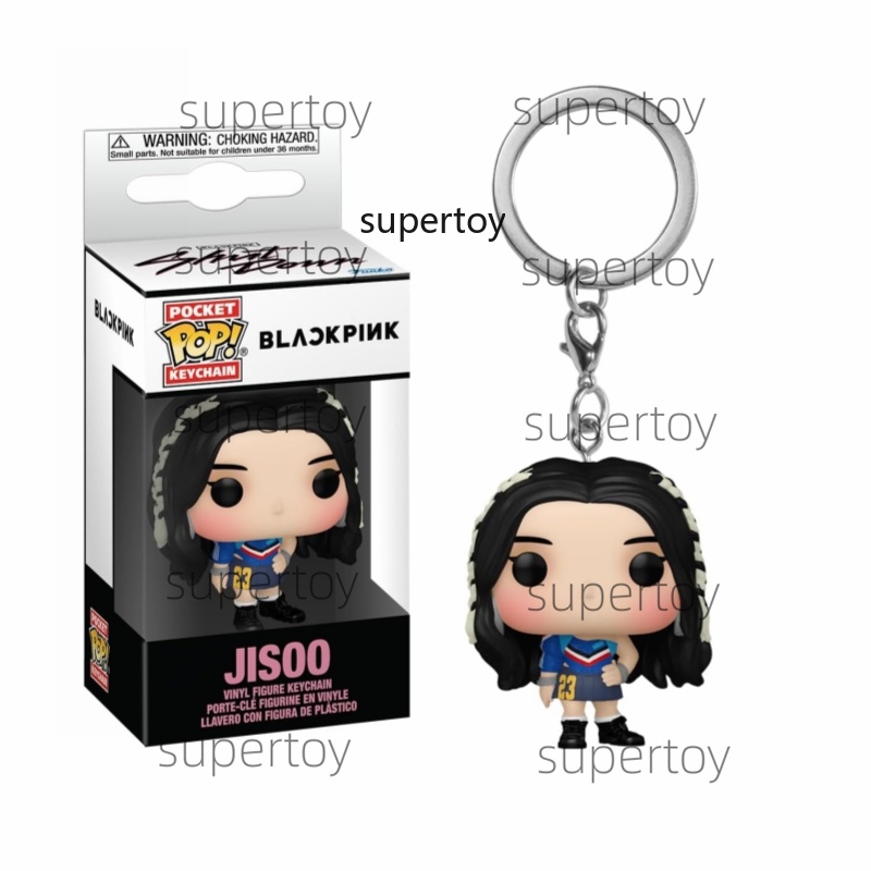 Funko Pop! พวงกุญแจ Blackpink - Jisoo Novelty Keyring - Bpink Collectible Mini Figure - Gift Idea - Official Merchandise - ตกแต่งกระเป๋าเป้สะพายหลัง