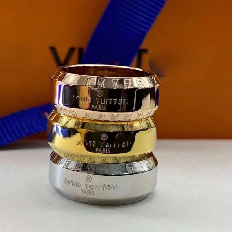 แหวนแกะสลักตัวอักษร titanium สำหรับทั้งผู้ชายและผู้หญิง สไตล์คลาสสิก พร้อมมอบเป็นของขวัญที่เหมาะสมในหลากหลายโอกาส - รูปที่ 2