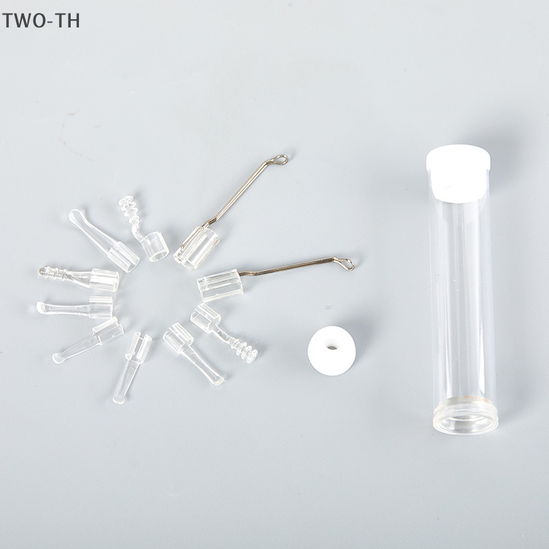 Two-th ชุดไม้แคะหู แบบเปลี่ยน สําหรับทําความสะอาดหู 10 ชิ้น