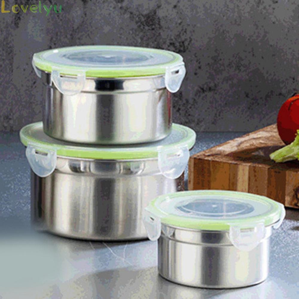 ✨✨✨3 Piece Stainless Steel Lunch Box Set with Assorted Sizes Reusable and Stackable