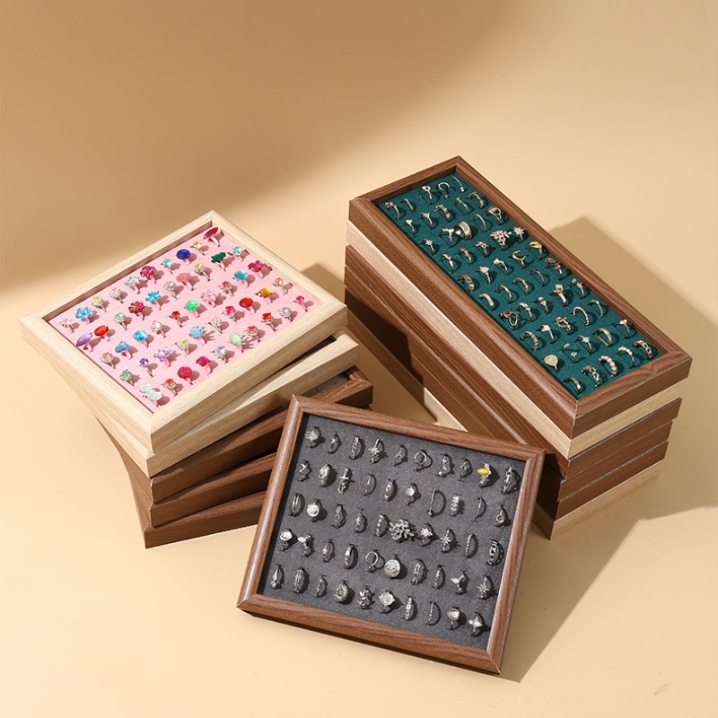 ถาดวางเครื่องประดับ แหวน ต่างหู 50 90 ช่อง