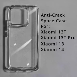 Transparent Space Anti-Crack เคส Xiaomi 15T 14T 12T 13T 17T Pro เคสโทรศัพท์ Mi14T Mi13T Mi 15 14 13 12 17 Pro Max Ultra เคสกันกระแทก