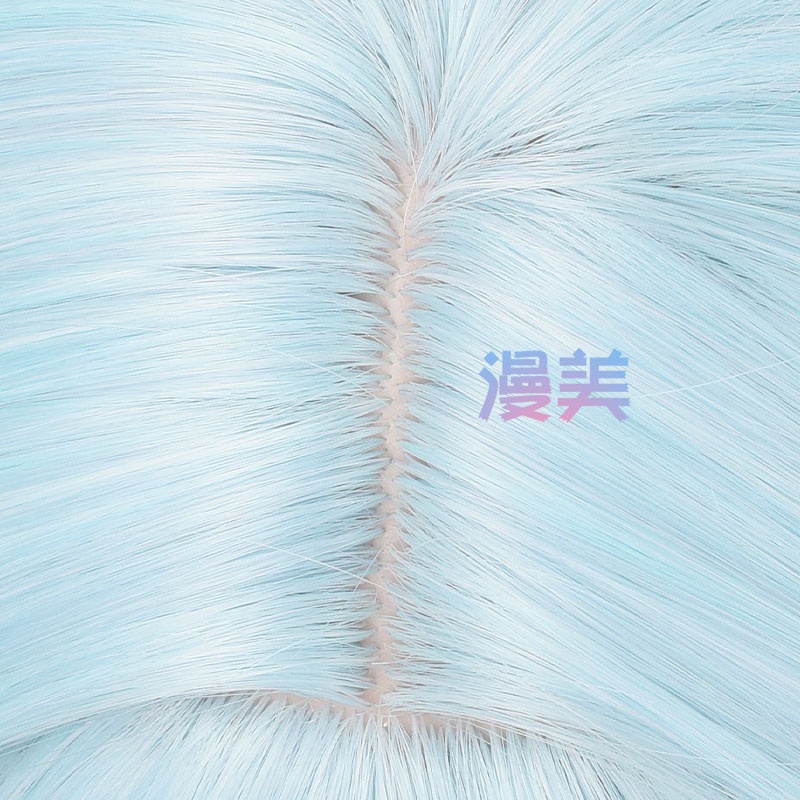 Game Honkai: Star Rail Misha Cosplay Wig 70cm Long Light รูปที่ 5